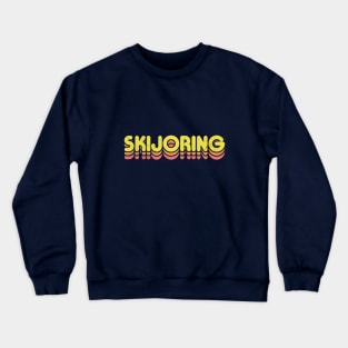 Retro Skijoring Crewneck Sweatshirt
